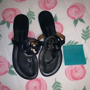 Navy Tory Burch Miller 2 sandal